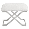 Uttermost 23564 Farran Silver Small Bench