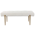 Uttermost 23572 Olivier White Bench