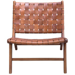 Uttermost 25484 Plait Woven Leather Accent Chair