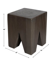 Armin Solid Wood Accent Stool