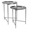 Uttermost 25150 Burnett Nickel Nesting Tables, Set of 2