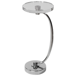 Uttermost 25144 Waveney Nickel Drink Table