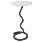 Uttermost 25143 Lasso White Drink Table