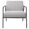 Uttermost 23660 Brisbane Light Gray Accent Chair