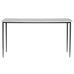 Uttermost 25173 Nightfall White Marble Console Table