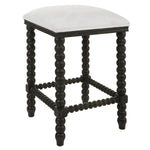 23684 Pryce Black Backless Counter Stool