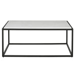 Uttermost 25191 Vola Modern White Marble Coffee Table
