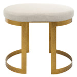 Uttermost 23698 Infinity Gold Accent Stool