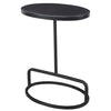 Uttermost 25207 Jessenia Black Marble Accent Table