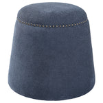 Uttermost 23708 Gumdrop Denim Ottoman