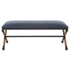 Uttermost 23713 Firth Rustic Navy Bench