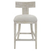 Uttermost 23693 Idris White Counter Stool