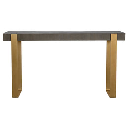 Uttermost Kea Contemporary Console Table with MDF and ash veneer top
