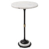 Uttermost 25231 Sentry White Marble Accent Table