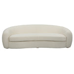 Uttermost 23746 Capra Art Deco White Sofa