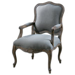 Uttermost 23095 Willa Steel Gray Armchair