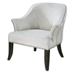 Uttermost 23114 Leisa White Armchair