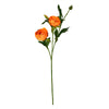 Vickerman FV190754 16" Artificial Orange Peony Spray, 6 per Bag