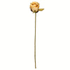 Vickerman FV194414 18" Artificial Mustard Rose Stem, 12 per Bag