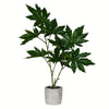 Vickerman FV197317 17" Artificial Green Potted Papaya