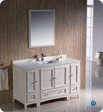 Fresca Oxford 54`` Mahogany Traditional Bathroom Vanity