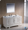 Fresca Oxford 60`` Mahogany Traditional Bathroom Vanity