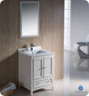 Fresca Oxford 24`` Mahogany Traditional Bathroom Vanity