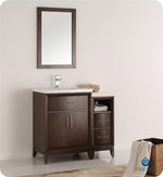 Fresca Cambridge 36`` White Traditional Bathroom Vanity With Mirror