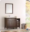 Fresca Cambridge 42`` White Traditional Bathroom Vanity With Mirror