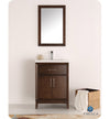 Fresca Cambridge 24`` White Traditional Bathroom Vanity With Mirror