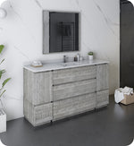 Fresca FVN31-123612ASH-FC Formosa 60" Floor Standing Single Sink Bathroom Vanity