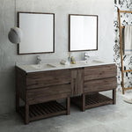 Fresca FVN31-361236ACA-FS Formosa 84" Floor Standing Double Sink Bathroom Vanity