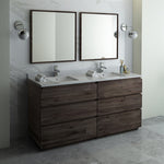 Fresca FVN31-3636ACA-FC Formosa 72" Floor Standing Double Sink Bathroom Vanity