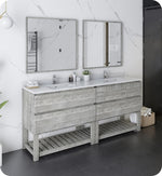 Fresca FVN31-3636ASH-FS Formosa 72" Floor Standing Double Sink Bathroom Vanity