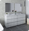 Fresca FVN31-3636RWH-FC Formosa 72" Floor Standing Double Sink Bathroom Vanity