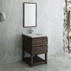 Fresca FVN3124ACA-FS Formosa 24" Floor Standing Bathroom Vanity with Open Bottom