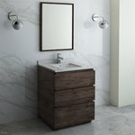 Fresca FVN3130ACAFC Formosa 30"Floor Standing Modern Bathroom Vanity with Mirror