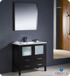 Fresca Torino 36`` White Modern Bathroom Vanity With Vessel Sink