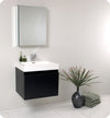 Fresca Nano 24`` White Modern Bathroom Vanity With Medicine Cabinet