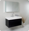 Fresca Mezzo 39`` White Modern Bathroom Vanity With Medicine Cabinet