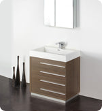 Fresca Livello 30`` White Modern Bathroom Vanity With Medicine Cabinet