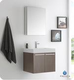 Fresca Alto 23`` White Modern Bathroom Vanity With Medicine Cabinet