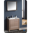 Fresca Allier 30`` White Modern Bathroom Vanity With Mirror