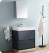 Fresca Valencia 30`` Glossy White Free Standing Modern Bathroom Vanity With Medicine Cabinet