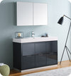 Fresca FVN8448GG Valencia 48" Dark Slate Gray Free Standing Bathroom Vanity