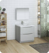 Fresca Tuscany 32`` Glossy White Free Standing Modern Bathroom Vanity With Medicine Cabinet