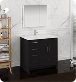 Fresca FVN9436DGO-L Imperia 36" Dark Gray Oak Free Standing Bathroom Vanity