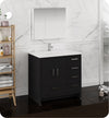 Fresca FVN9436DGO-R Imperia 36" Dark Gray Oak Free Standing Bathroom Vanity