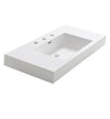 Fresca 8010WH Mezzo 40`` Integrated Sink / Countertop