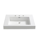 Fresca 8070WH Potenza 28``  Integrated Sink / Countertop